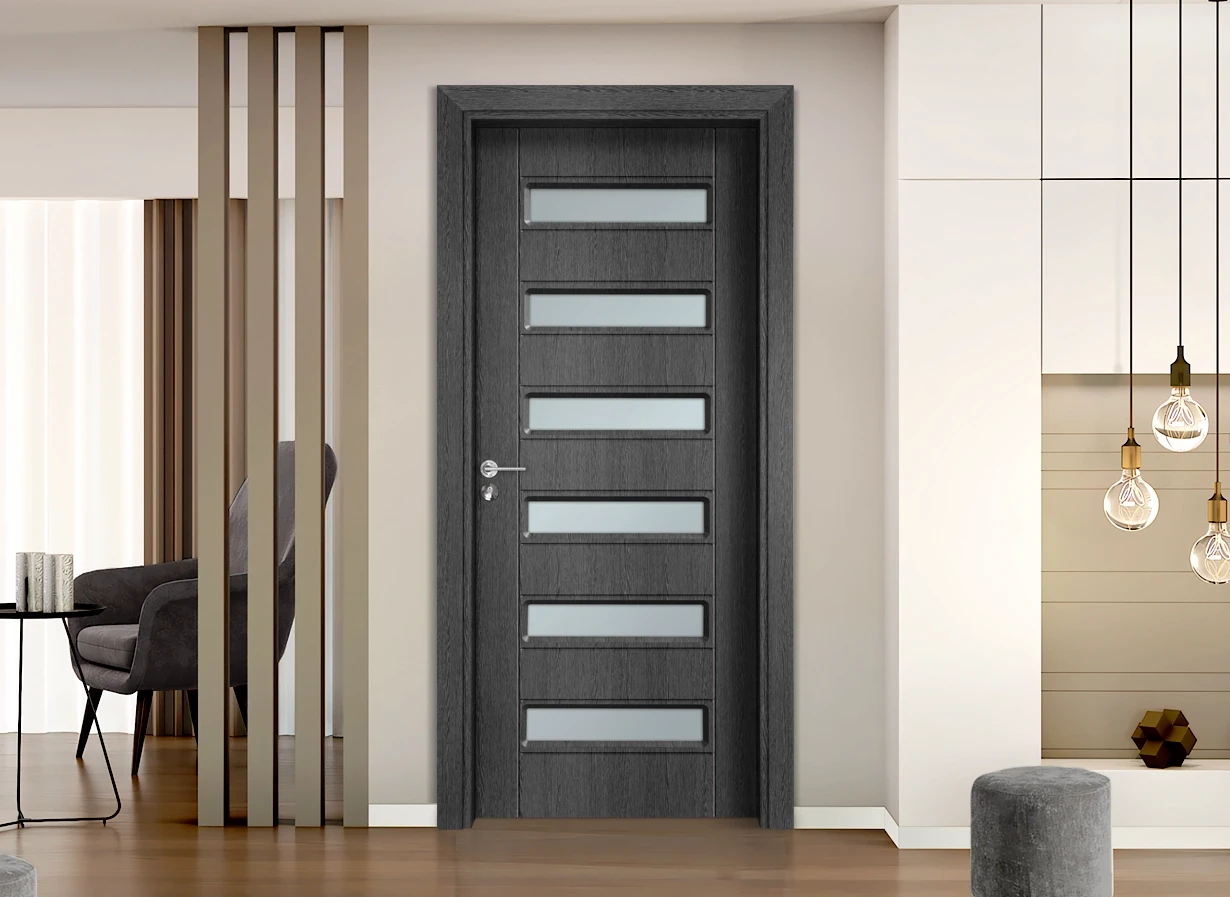 Интериорна врата Gama 207, цвят Сив кестен