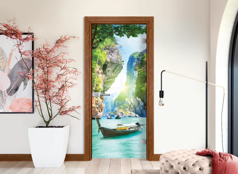 Стъклена Врата Gama Print G 13-15 Златен Дъб
