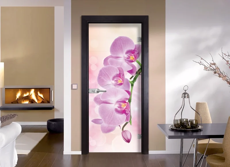 Стъклена Врата Gama Print G 13-3 Pink Венге